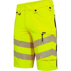 ENGEL Safety arbejdsshorts med 4-vejs str�k Gul/Blue Ink 6345-124
