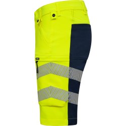 ENGEL Safety arbejdsshorts med 4-vejs str�k Gul/Blue Ink 6345-124
