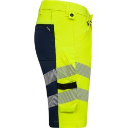 ENGEL Safety arbejdsshorts med 4-vejs str�k Gul/Blue Ink 6345-124