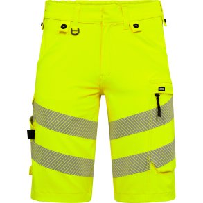 ENGEL Safety arbejdsshorts med 4-vejs str�k Gul/Gr�n 6345-124
