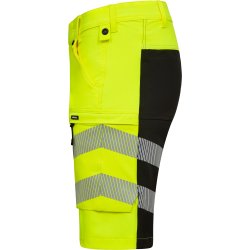 ENGEL Safety arbejdsshorts med 4-vejs str�k Gul/Sort 6345-124