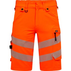 ENGEL Safety arbejdsshorts med 4-vejs str�k Hi-vis Orange 6345-124