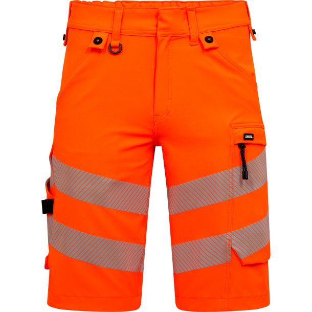 ENGEL Safety arbejdsshorts med 4-vejs str�k Orange/Antrazitgr� 6345-124