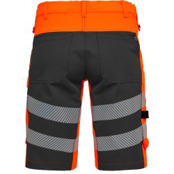 ENGEL Safety arbejdsshorts med 4-vejs str�k Orange/Antrazitgr� 6345-124