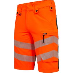 ENGEL Safety arbejdsshorts med 4-vejs str�k Orange/Antrazitgr� 6345-124