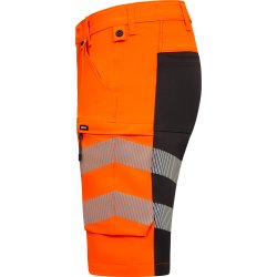 ENGEL Safety arbejdsshorts med 4-vejs str�k Orange/Antrazitgr� 6345-124