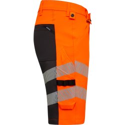 ENGEL Safety arbejdsshorts med 4-vejs str�k Orange/Antrazitgr� 6345-124
