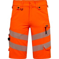 ENGEL Safety arbejdsshorts med 4-vejs str�k Orange/Blue ink 6345-124