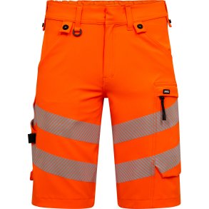 ENGEL Safety arbejdsshorts med 4-vejs str�k Orange/Blue ink 6345-124