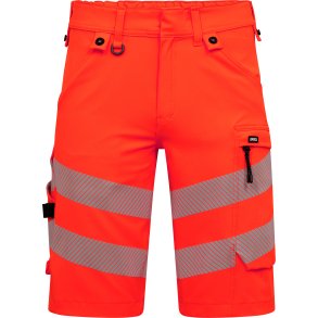 ENGEL Safety arbejdsshorts med 4-vejs str�k R�d/Sort 6345-124