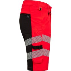 ENGEL Safety arbejdsshorts med 4-vejs str�k R�d/Sort 6345-124