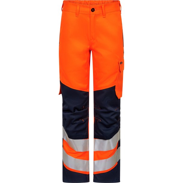 ENGEL SAFETY+ dame arbejdsbukser Orange/Blue ink 2319-188