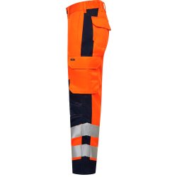 ENGEL SAFETY+ dame arbejdsbukser Orange/Blue ink 2319-188