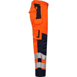 ENGEL SAFETY+ dame arbejdsbukser Orange/Blue ink 2319-188