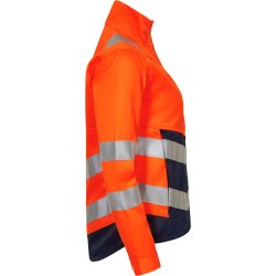 ENGEL SAFETY+ dame arbejdsjakke Orange/Blue ink 1319-188