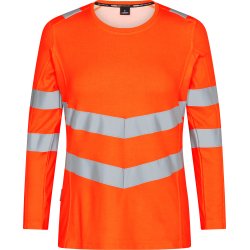 ENGEL Safety dame lang�rmet T-shirt Hi-vis Orange 9543-182