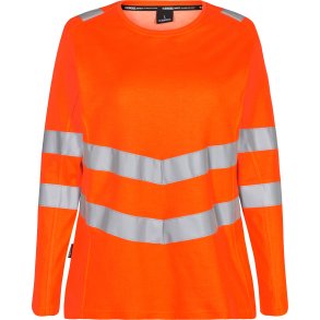 ENGEL Safety dame langrmet T-shirt Orange 9543-182