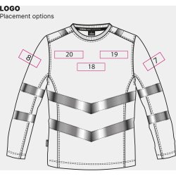 ENGEL Safety dame langrmet T-shirt Rd 9543-182