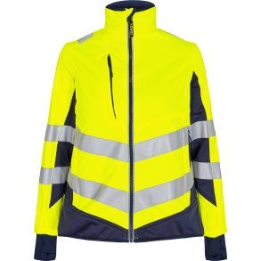 ENGEL Safety dame softshelljakke Gul/Blue Ink 1156-237