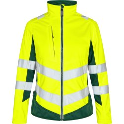 ENGEL Safety dame softshelljakke Gul/Grn 1156-237