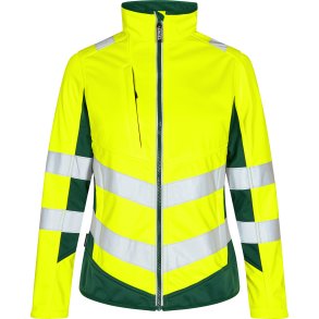 ENGEL Safety dame softshelljakke Gul/Grn 1156-237