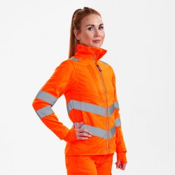 ENGEL Safety dame softshelljakke Hi-vis Orange 1156-237