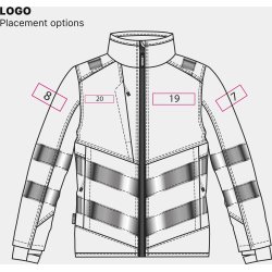 ENGEL Safety dame softshelljakke Orange/Grn 1156-237