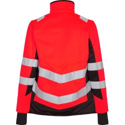 ENGEL Safety dame softshelljakke Rd/Sort 1156-237
