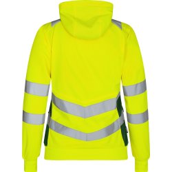 ENGEL Safety dame sweat cardigan Gul/Grn 8027-241