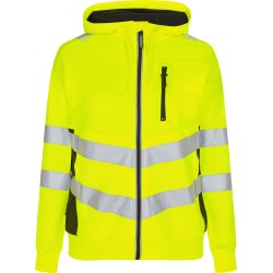 ENGEL Safety dame sweat cardigan Gul/Sort 8027-241