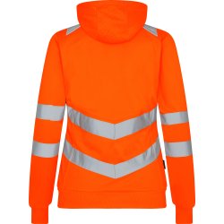 ENGEL Safety dame sweat cardigan Hi-vis Orange 8027-241