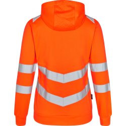 ENGEL Safety dame sweat cardigan Orange 8027-241