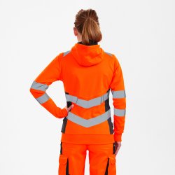 ENGEL Safety dame sweat cardigan Orange/Antrazitgrå 8027-241
