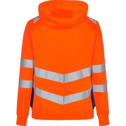 ENGEL Safety dame sweat cardigan Orange/Blue ink 8027-241