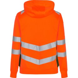ENGEL Safety dame sweat cardigan Orange/Grøn 8027-241