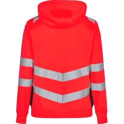 ENGEL Safety dame sweat cardigan Rd/Sort 8027-241