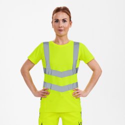 ENGEL Safety dame T-shirt Gul 9542-182