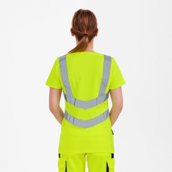ENGEL Safety dame T-shirt Gul 9542-182
