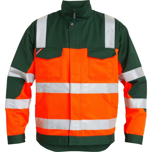 ENGEL Safety EN ISO 20471 jakke Orange/Grn 1501-770