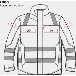 ENGEL Safety+ EN ISO 20471 Multinorm Inherent jakke Gul/Marine 1285-172