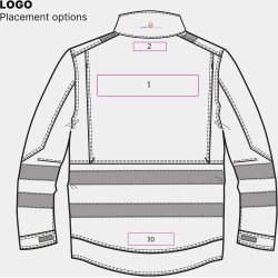 ENGEL Safety+ EN ISO 20471 Multinorm Inherent jakke Gul/Marine 1285-172