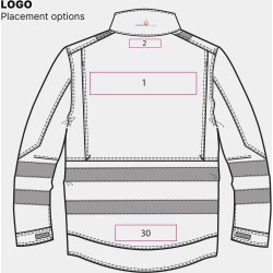 ENGEL Safety+ EN ISO 20471 Multinorm Inherent jakke Orange/Marine 1285-830