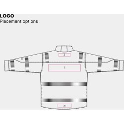 ENGEL Safety+ EN ISO 20471 Multinorm vinterjakke Gul/Sort 1935-820
