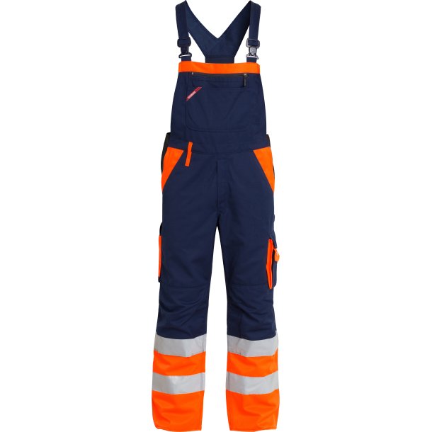 ENGEL Safety EN ISO 20471 overall med elastik Marine/Orange 3515-785