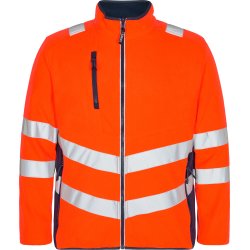 ENGEL Safety fleecejakke Orange/Blue ink 1192-236