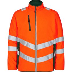 ENGEL Safety fleecejakke Orange/Grn 1192-236