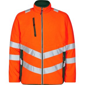 ENGEL Safety fleecejakke Orange/Grn 1192-236