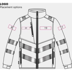 ENGEL Safety fleecejakke Rd/Sort 1192-236