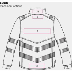 ENGEL Safety fleecejakke Rd/Sort 1192-236
