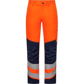 ENGEL SAFETY+ forede arbejdsbukser Orange/Blue ink 2317-188